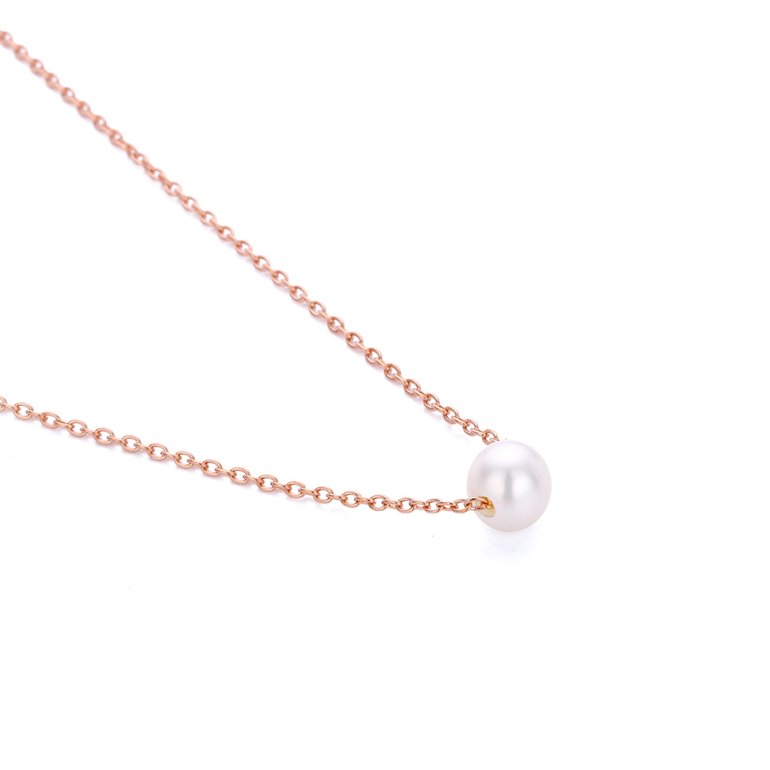 Aura de Perla – Gargantilla Minimalista en Acero Inoxidable 316L